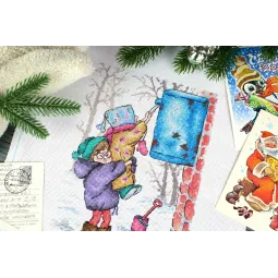 Cross stitch kit "Two wishes" SNV-915