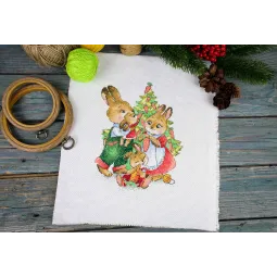Cross stitch kit "New Year's chores" SM-781