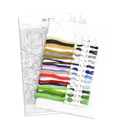 Siuvinėjimo kryželiu rinkinys "Atostogų ruošiniai" SM-780