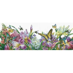 Kreuzstich-Set „Blühende Iris“ SANTS-11