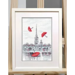 Kryželiu siuvinėjimo rinkinys "Eskizai - 6" S1628