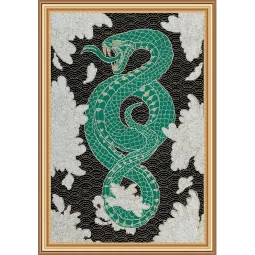 Набор для вышивания крестиком PANNA "Восточная змея" PF-7487