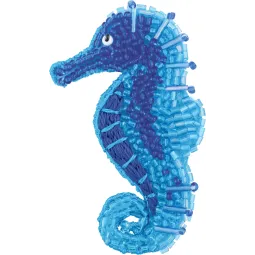 Kit de point de croix KLART "Broche. Hippocampe" KL10-025