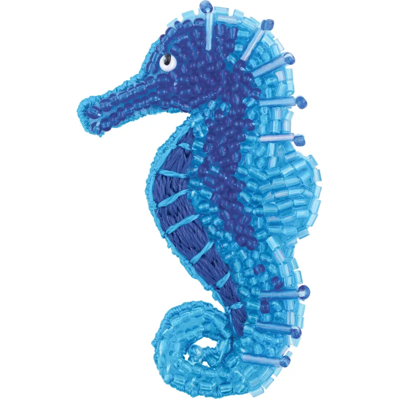 Kit de point de croix KLART "Broche. Hippocampe" KL10-025
