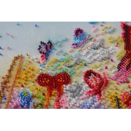 Главный набор для вышивания бисером - Искры звука (Музыкальный дисплей) 30x40 cm AAB-629