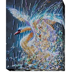Pagrindinis karoliukų siuvinėjimo rinkinys - Fidelity lights (Fantasy) 25x30 cm AAB-418