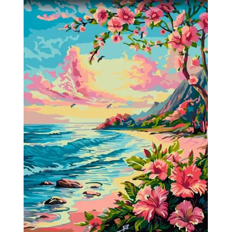 Malen nach Zahlen Set "Cote d'Azur" 40x50 cm W061 0425