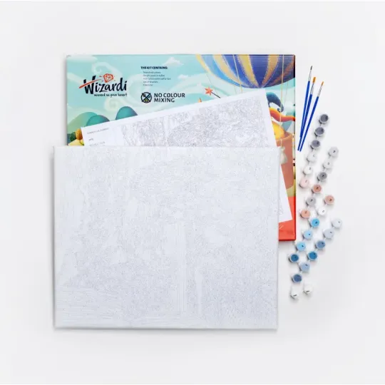 Malen nach Zahlen Set "Cote d'Azur" 40x50 cm W061 0425
