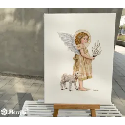 Kit de point de croix Welcoming Spring 20x27 SK256A