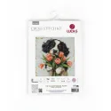 Kreuzstich-Set "Der Cocker Spaniel Welpe" 27x27cm SBU5067