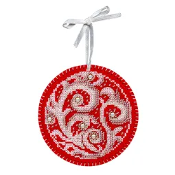 Siuvinėjimo kryželiu rinkinys "Šerkšno raštai. Rutulys" ST-1094
