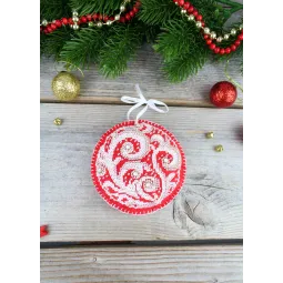 Набор для вышивания крестом "Морозные узоры. Шар" ST-1094