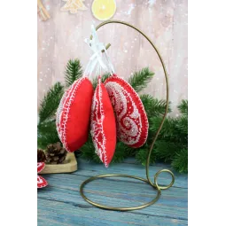 Kreuzstich-Set "Frostmuster. Kugel" ST-1094