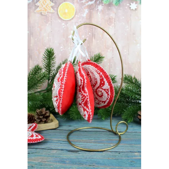 Kit de point de croix "Motifs givrés. Lampe de poche" ST-1093