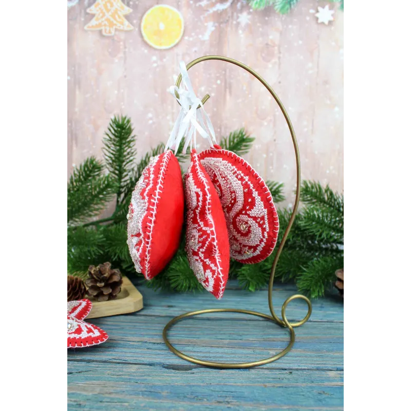 Kit de point de croix "Motifs givrés. Lampe de poche" ST-1093