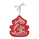 Kit de point de croix « Motifs de givre. Sapin de Noël » ST-1091 Kit de point de croix « Motifs de givre. Sapin de Noël » ST-1091