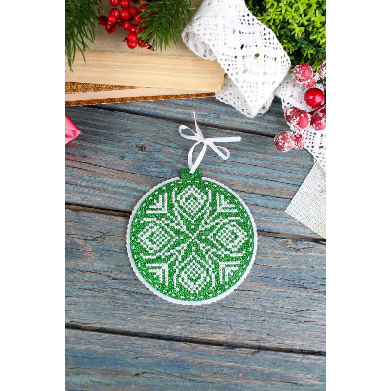 (S) Kit de point de croix "Motif de pin" ST-1084