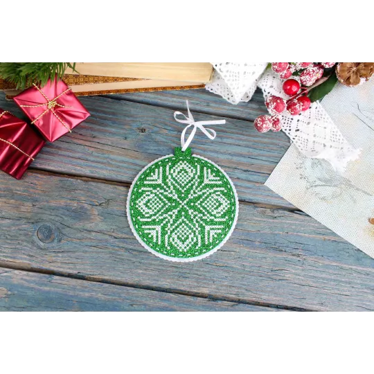 (S) Kit de point de croix "Motif de pin" ST-1084