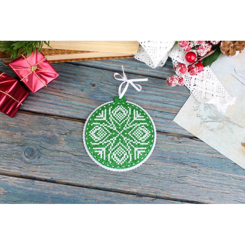 (S) Kit de point de croix "Motif de pin" ST-1084