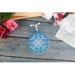 Набор для вышивания крестиком "Снежный узор" ST-1083