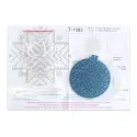 (S) Kit de point de croix "Motif neige" ST-1083