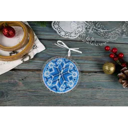 Набор для вышивания крестиком "Ледяная елка" SST-003