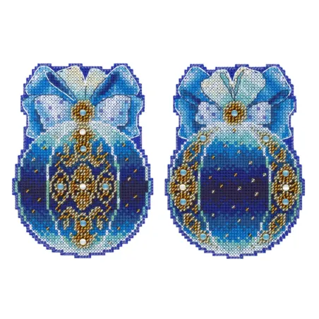 Kreuzstich-Set "Weihnachtskugel. Magie der Nacht" SR-969