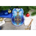 Kit de point de croix "Boule d'arbre de Noël. La magie de la nuit" SR-969