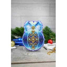 Набор для вышивания крестом "Рождественский шар. Магия ночи" SR-969