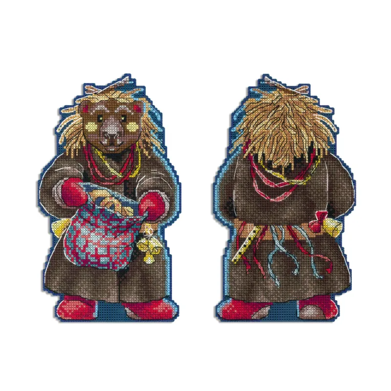 Набор для вышивания крестом "Рождественские колядки. Мехоноша" SR-968