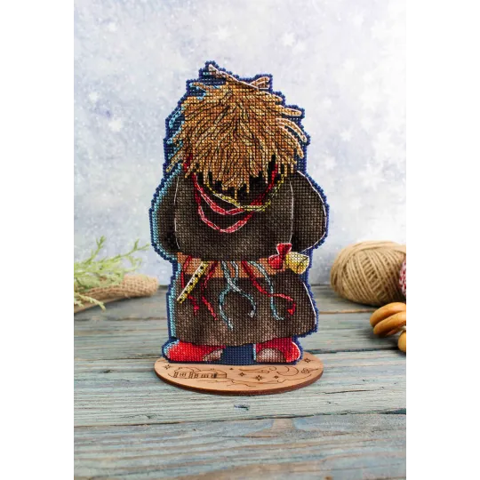 Набор для вышивания крестом "Рождественские колядки. Мехоноша" SR-968