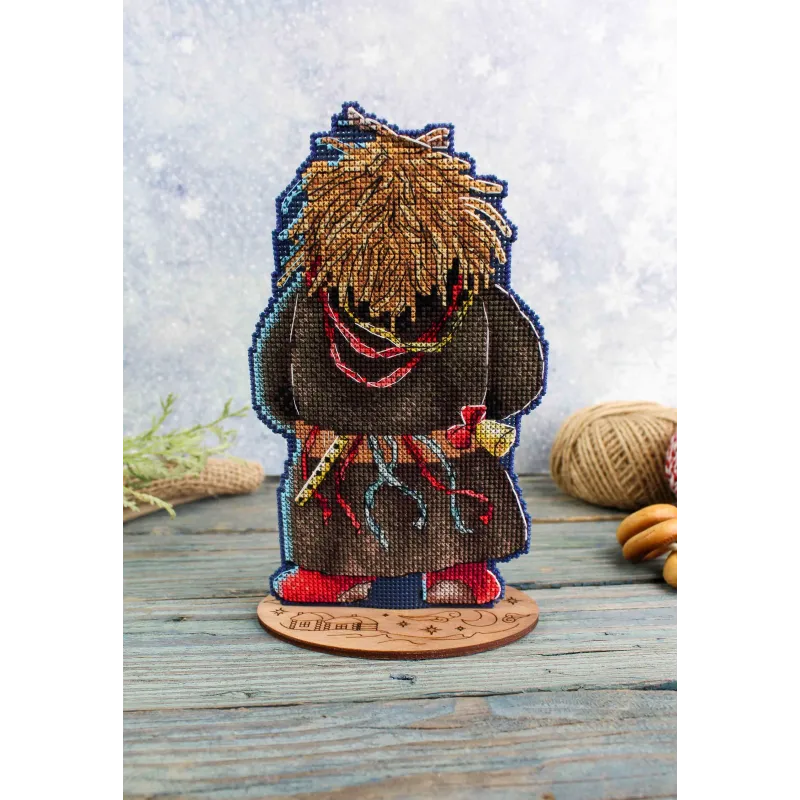 Набор для вышивания крестом "Рождественские колядки. Мехоноша" SR-968