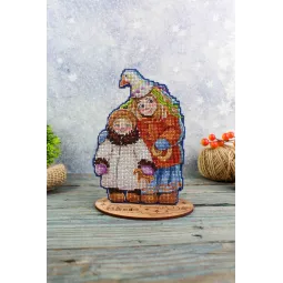 Набор для вышивания крестиком "Рождественские колядки. Дети" SR-967