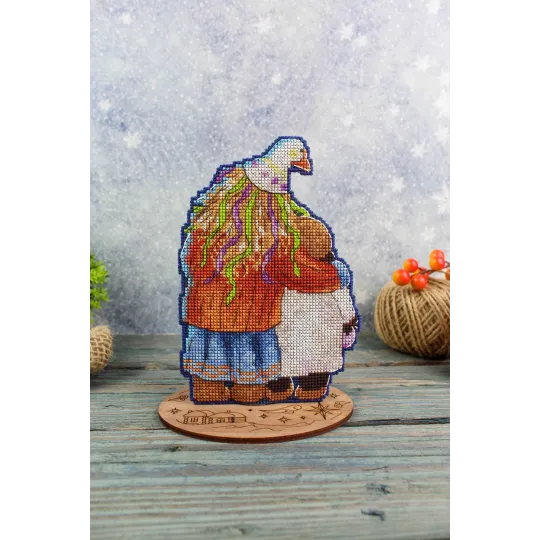 Набор для вышивания крестиком "Рождественские колядки. Дети" SR-967