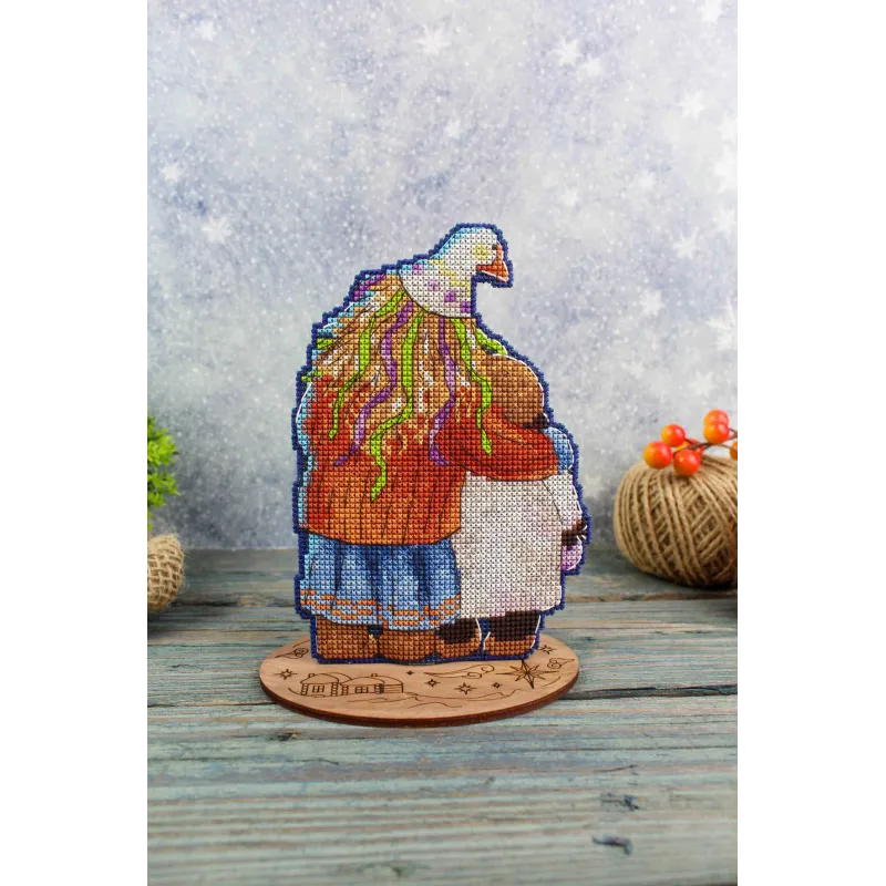 Набор для вышивания крестиком "Рождественские колядки. Дети" SR-967