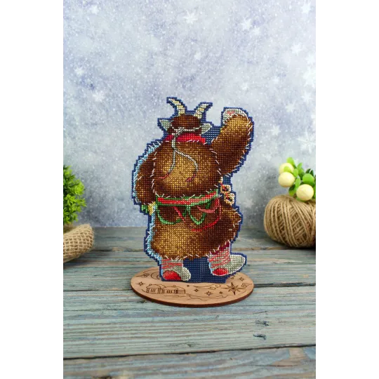 Набор для вышивания крестом "Рождественские колядки. Звонарь" SR-965