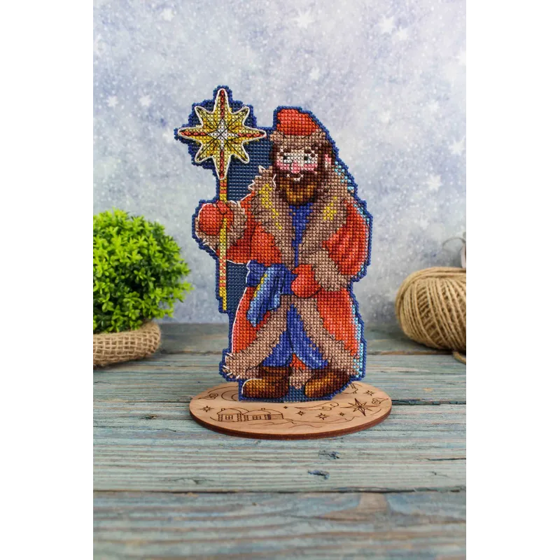 Kreuzstich-Set "Weihnachtslieder. Sternengucker" SR-964
