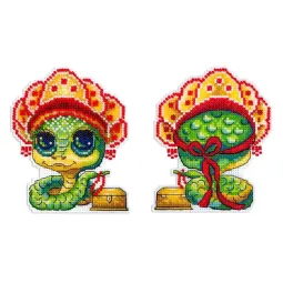 Kreuzstich-Set "Schlange mit Krone" SR-1159