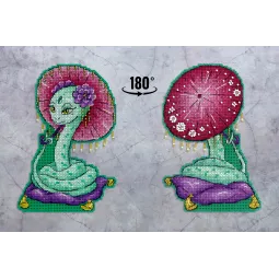 Cross stitch kit "Elegant snake" SR-1143