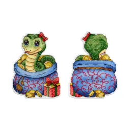 Набор для вышивания крестиком "Денежная змея" SR-1142