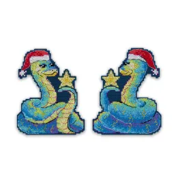 Kreuzstich-Set "Schlange für Glück" SR-1141