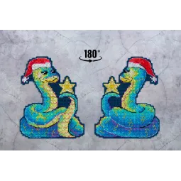 Kreuzstich-Set "Schlange für Glück" SR-1141