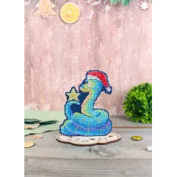 Cross stitch kit "Snake for luck" SR-1141