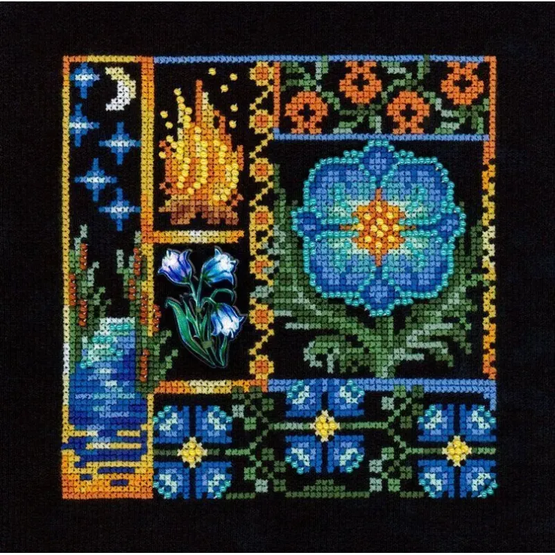 Набор для вышивания крестиком "Mini Sampler. Fern Flower" SNV-942