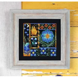 Kryželio siuvinėjimo rinkinys "Mini Sampler. Fern Flower" SNV-942