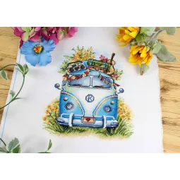 Kreuzstich-Set „Reisemusik“ SNV-875