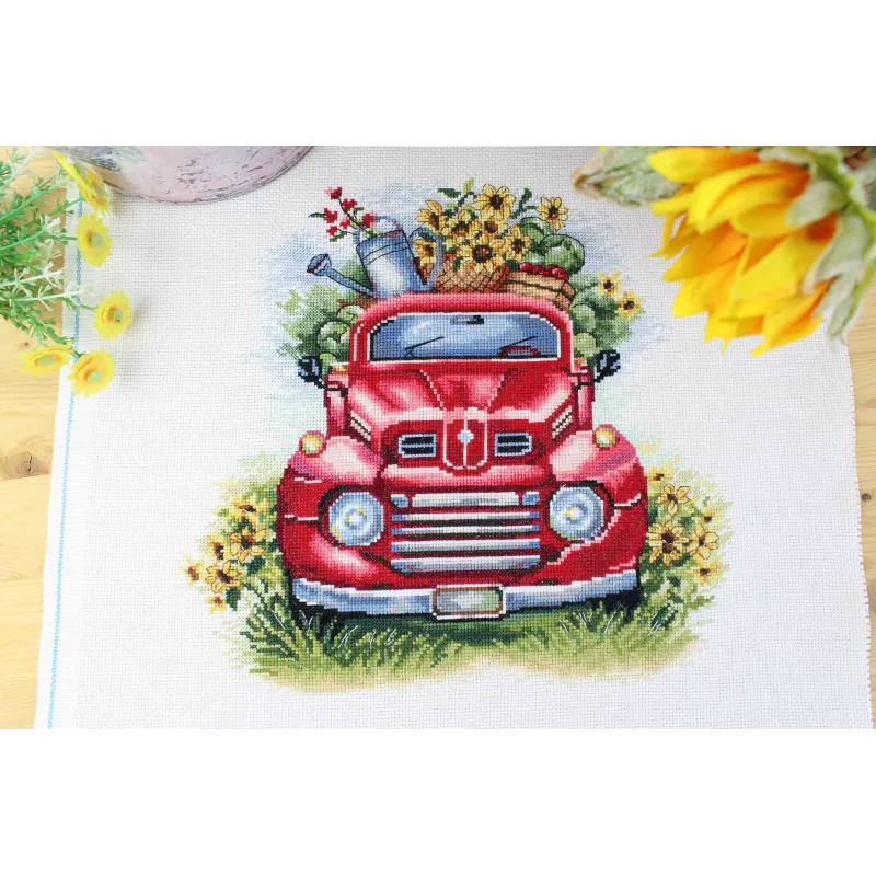 Набор для вышивания крестиком "Harvest fields" SNV-874