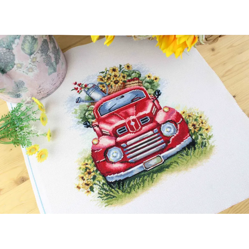 Набор для вышивания крестиком "Harvest fields" SNV-874