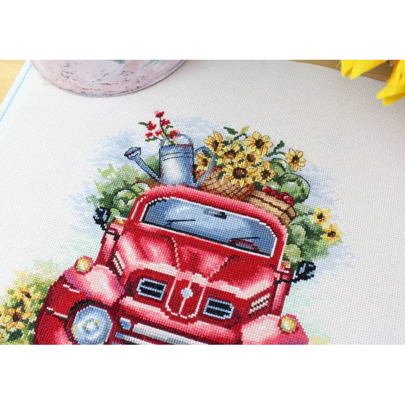 Набор для вышивания крестиком "Harvest fields" SNV-874