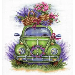 Cross stitch kit "Through the flowering fields" SNV-873